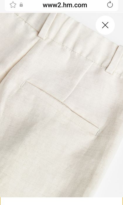 Жіночі льняні брюки Н&М