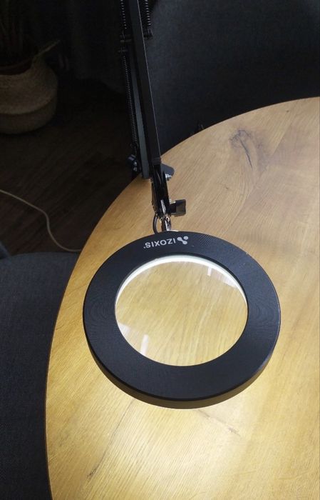 Lampa lupa led 10x biurkowa kosmetyczna z regulacją
