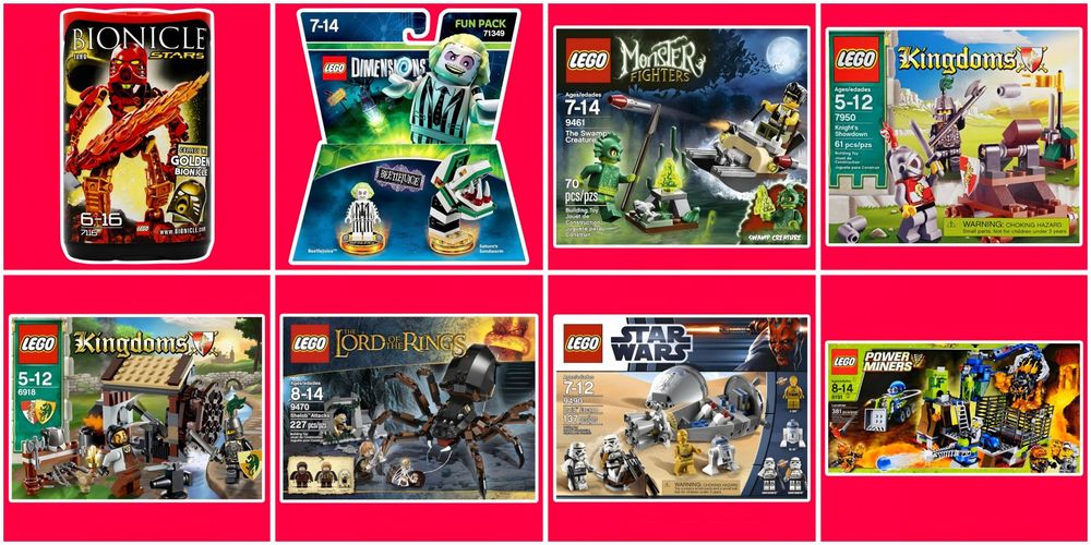 Нові LEGO (Лего) набори із різних серій