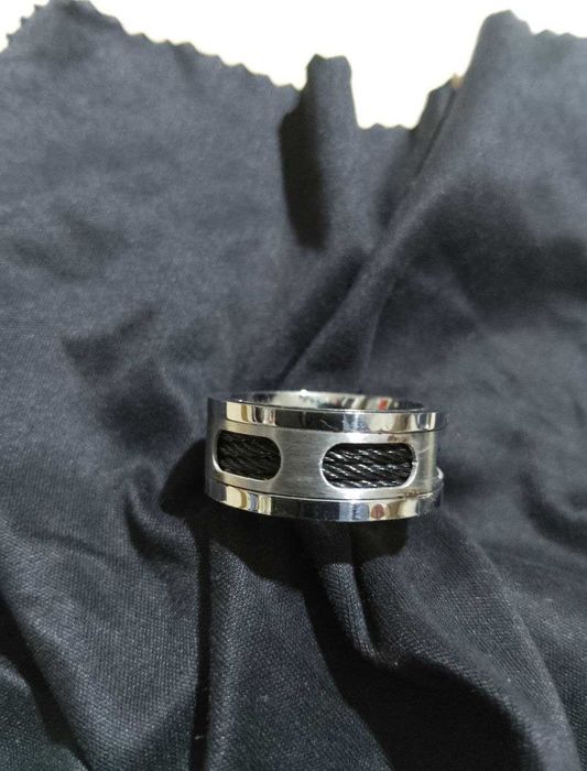 Брутальное мужское кольцо. Нержавеющая сталь. Новое. Размер 20.0