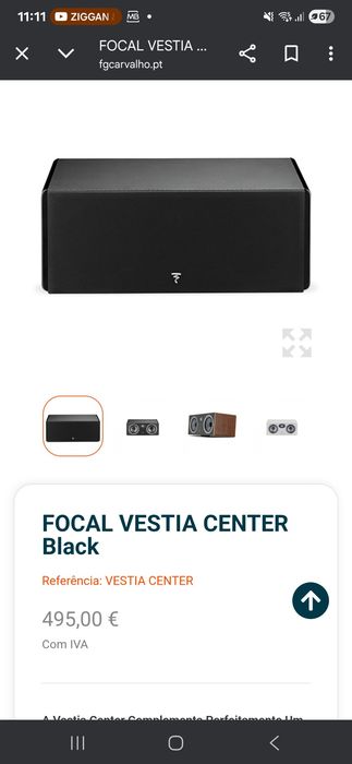 Coluna central Focal Vestia,  Nova!
