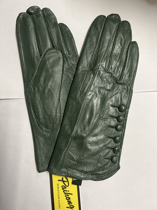 Rękawiczki skórzane nowe 7.5