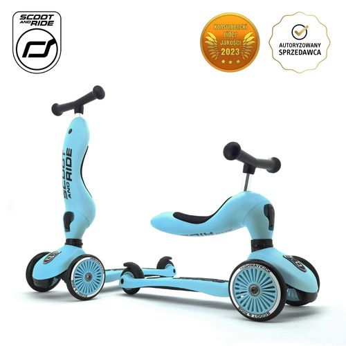 Hulajnoga Scoot and ride z kaskiem
