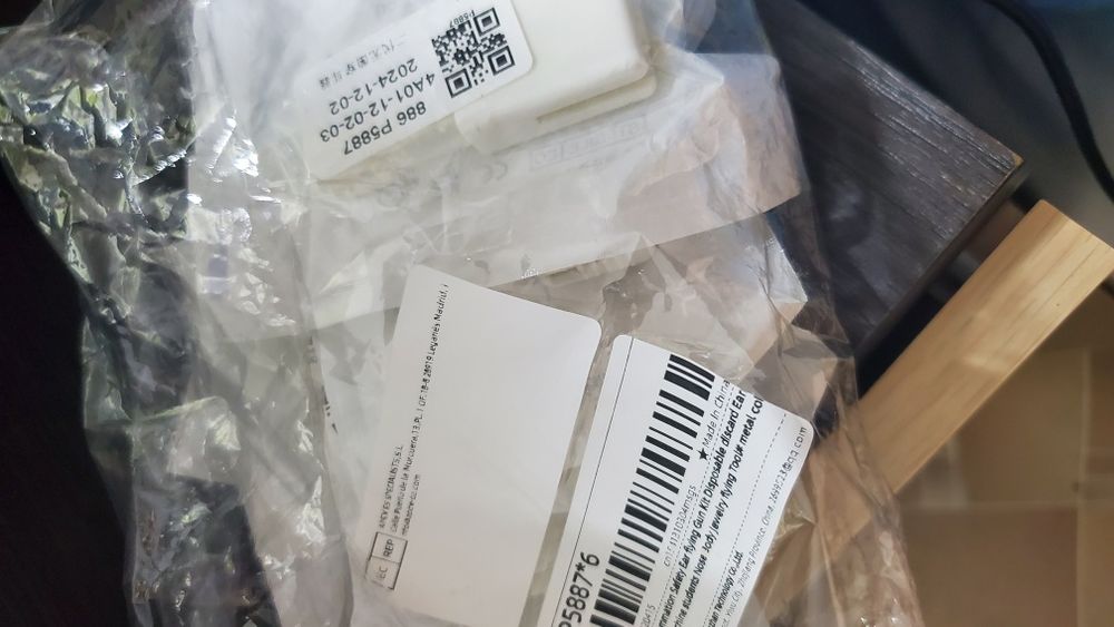 Одноразовая система для прокола уха, пистолет для пирсинга и сережка