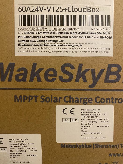 Make Sky Blue v123 12v 24v 48v 60a з Wi-fi