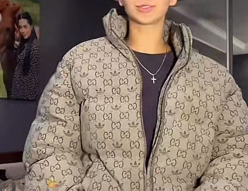 Пуховик Gucci&adidas