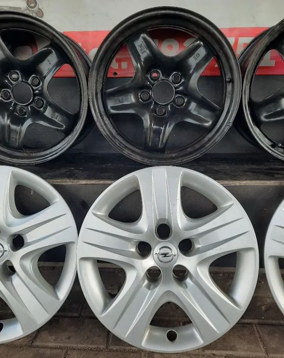 felgi stalowe strukturalne + kołpaki 17 5x120 et41 opel insignia
