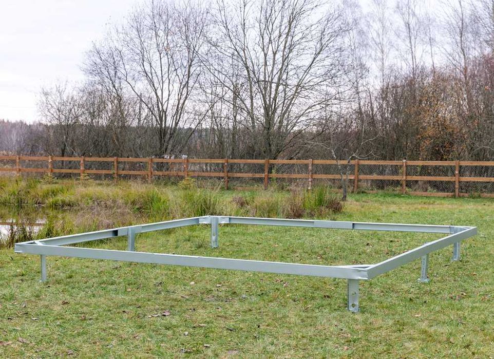 Fundament do szklarnię 2,85x4-12m z poliwęglanu ogrodowa