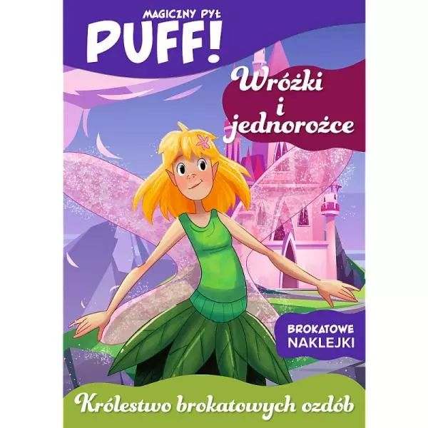 PUFF! Magiczny pył. Królestwo brokatowych ozdób. Wróżki i jednorożce KS68168 Trefl. Nowy Produkt