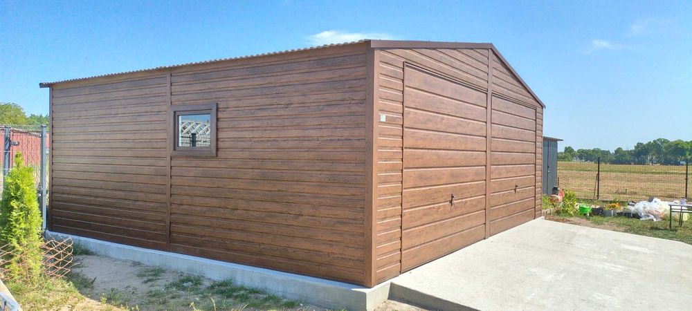 Garaż Blaszany Drewnopodobny PREMIUM PRODUCENT!!!