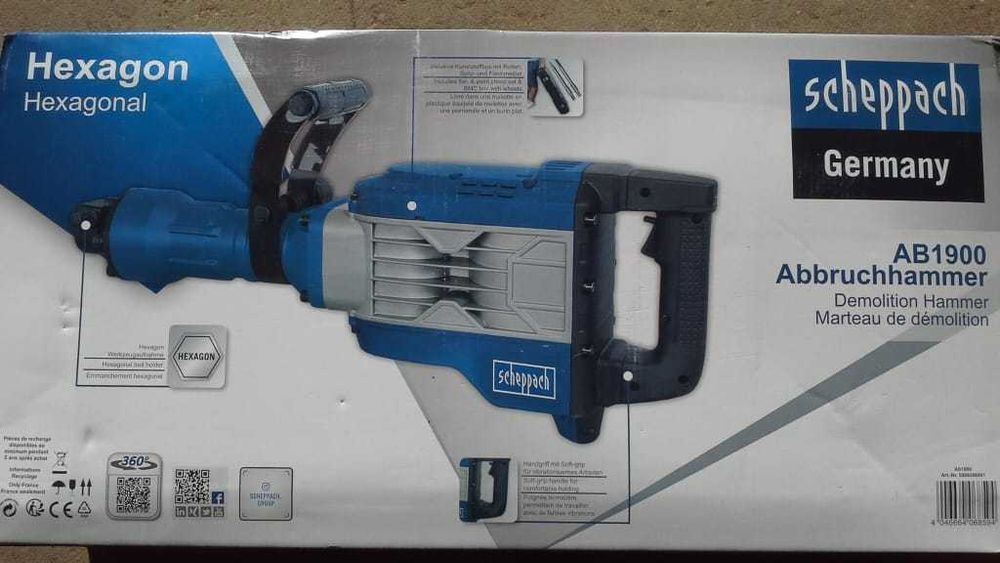 Martelo eléctrico demolidor 1900 watts