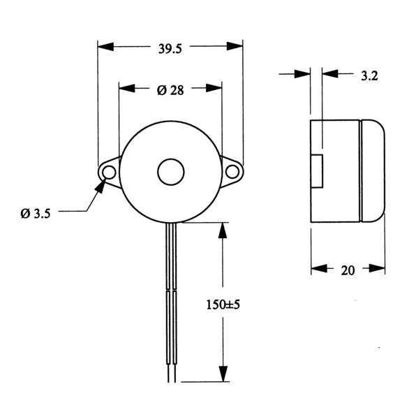 Przetwornik/brzęczyk piezoelektryczny