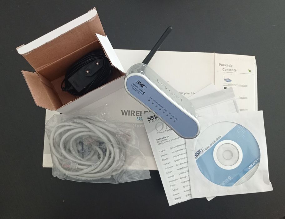 Router wireless Barricade SMC 54Mbps (sem fio)