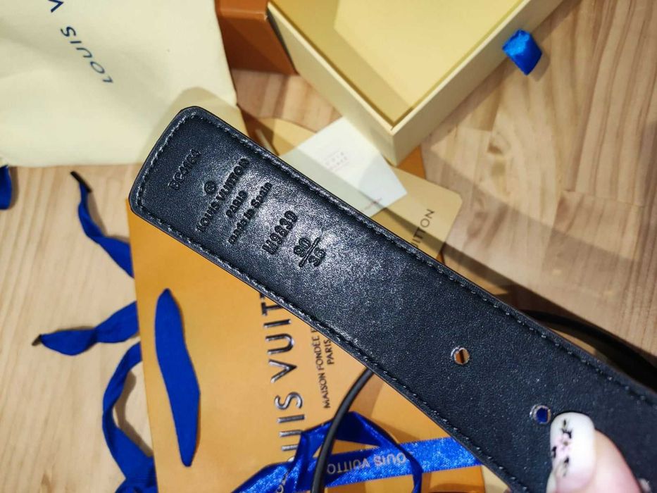 Pasek firmowy męski, damski, skóra Louis Vuitton od reki 94.28