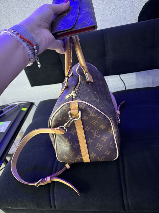 Сумка шкіра LV коричнева