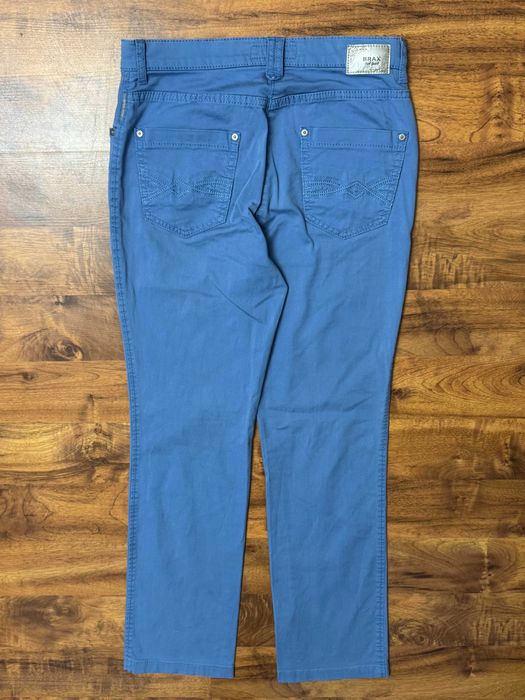 Spodnie materiałowe proste straight bawełniane braxy Brax W26 L32 S 36