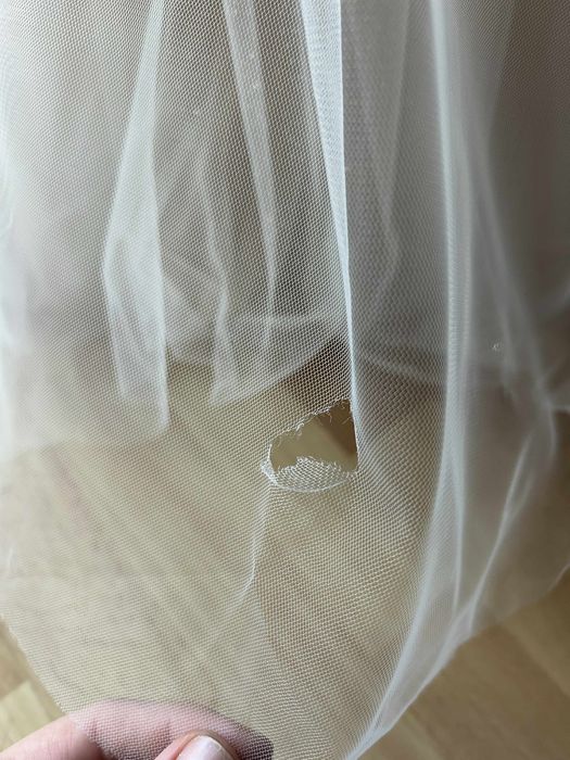 Piękna suknia ślubna litera A rozmiar s