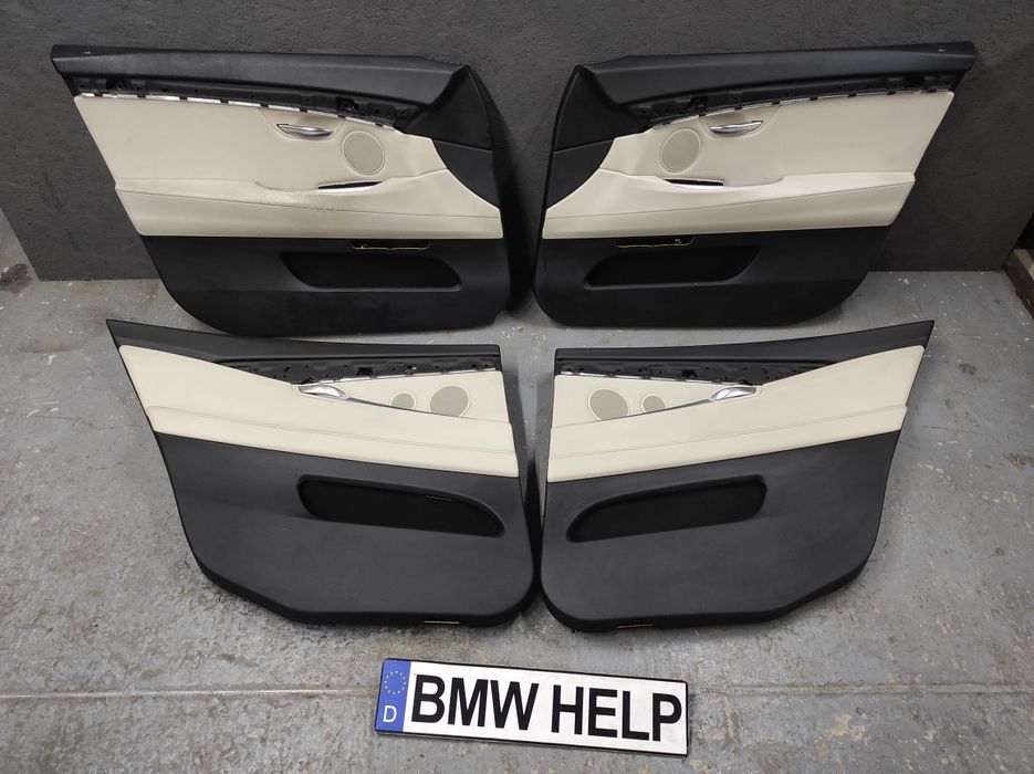 Карты Обшивка Дверей Салон БМВ Ф07 GT Разборка BMW HELP
