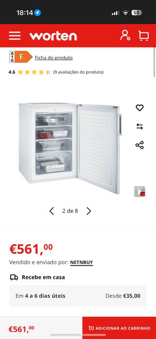 Arca Vertical CANDY Cctus 542 Wh