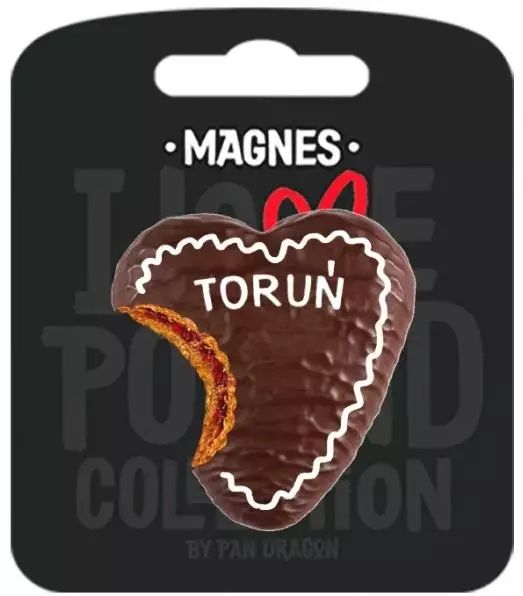 Magnes I love Poland Toruń ILP-MAG-C-TOR-01. Pan Dragon. Nowy Produkt