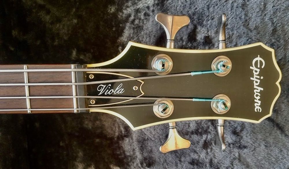 Epiphone Viola Bass Vintage Sunburst com estojo