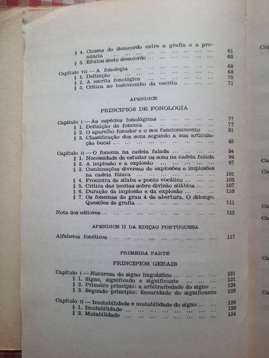 Curso de Linguística  Geral de Ferdinand de Saussure