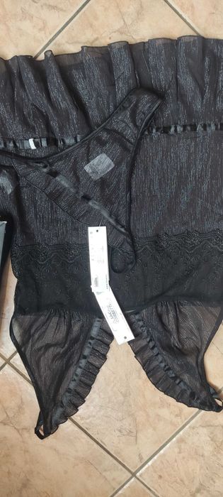 Czarny komplet bielizny L - NOWY