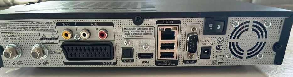 Tuner VU+ SOLO 2 czarny 2 glowice 500 GB HDD