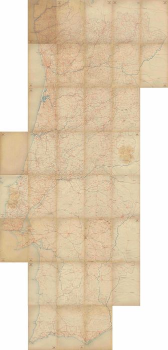 Itinerário rodoviário de Portugal - 1918 (?) - Vacuum Oil Company