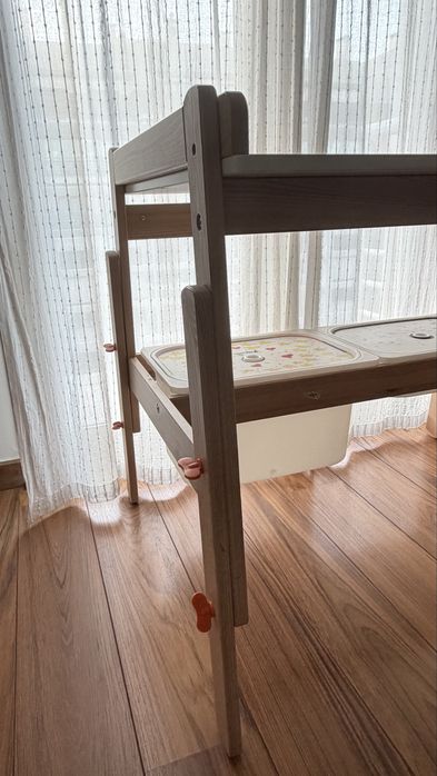 Mesa IKEA FLISAT + Caixas Extra – Para Desocupar