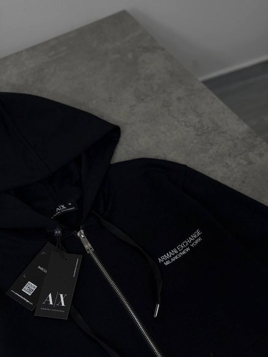 ‼️NEW‼️БЕЗ ПРЕДОПЛАТ‼️Мужская кофта зипка Армани Armani | зипка Армани AX | зип худи Армани | худи Армани | кофта Armani |