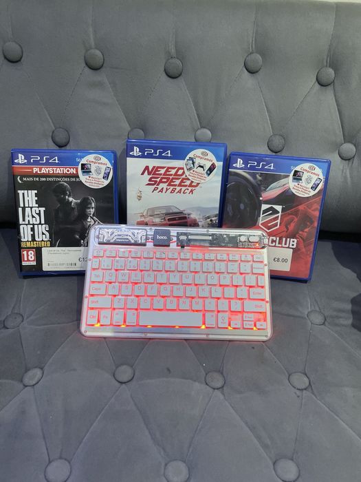 Ps4+ 3 jogo + volante