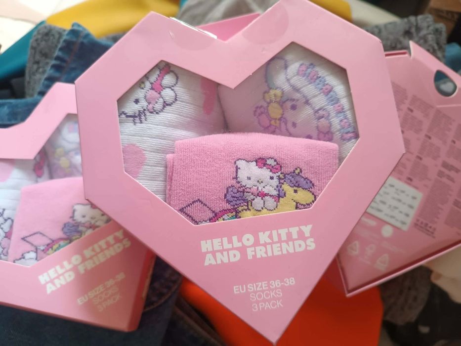 Skarpetki Hello Kitty 3-pak