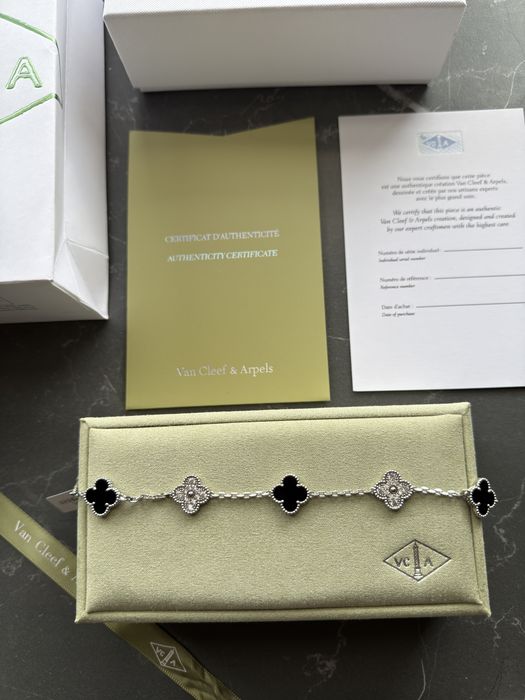 Срібний браслет Van Cleef
