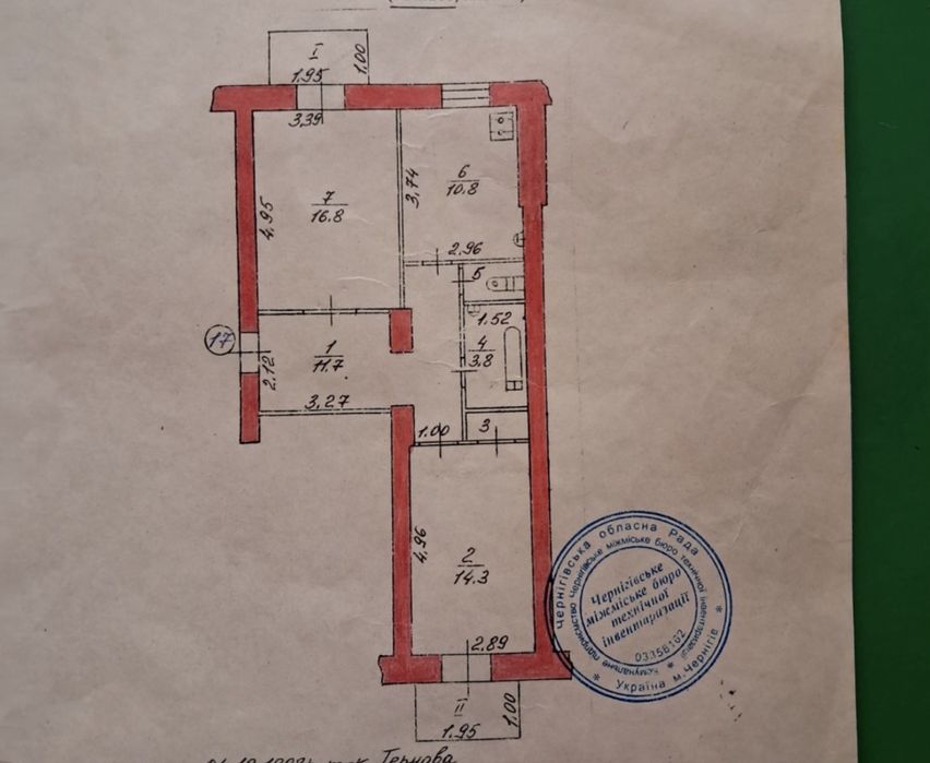 Продаж 2-кімнатної сталінки в центрі міста, район Площі