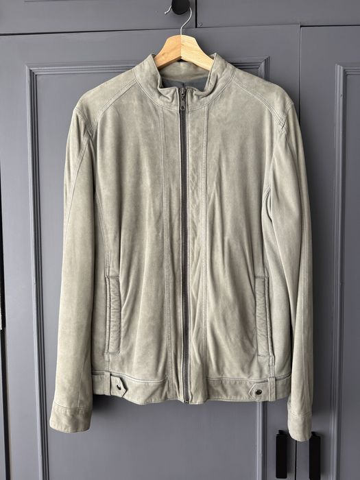 Casaco em Couro de Camelo Autêntico – Tamanho S – Feito em Marrocos