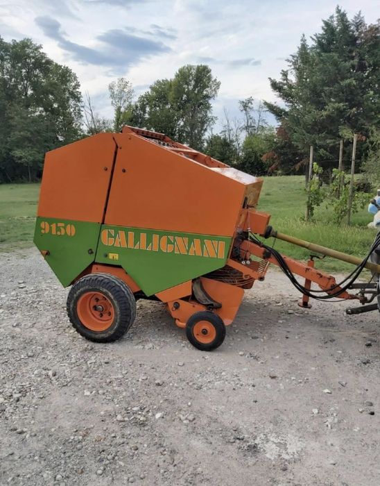 Prasa belująca galignani 9150 pasowa sznurek bele 150tki Prosta