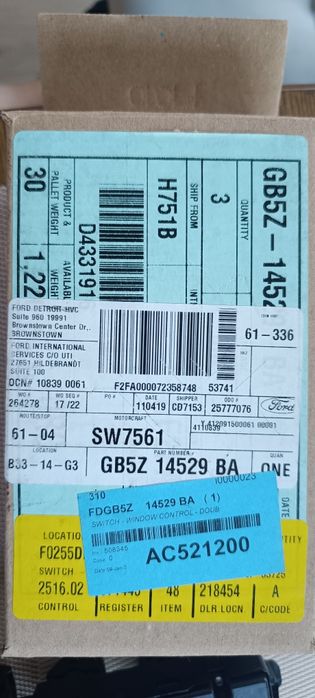 Блок управління склопідіймача Ford Explorer GB5T-14540-BAW