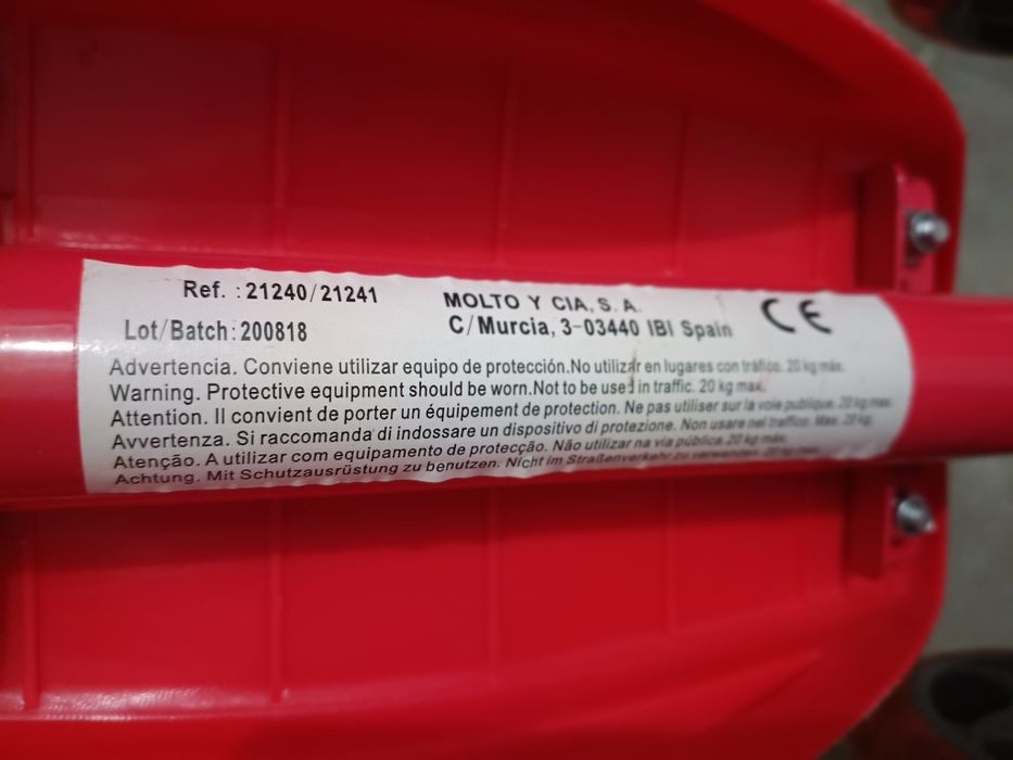 Trotinete infantil 3 Rodas - Vermelho (Ideal p/ Iniciantes), até 20kg