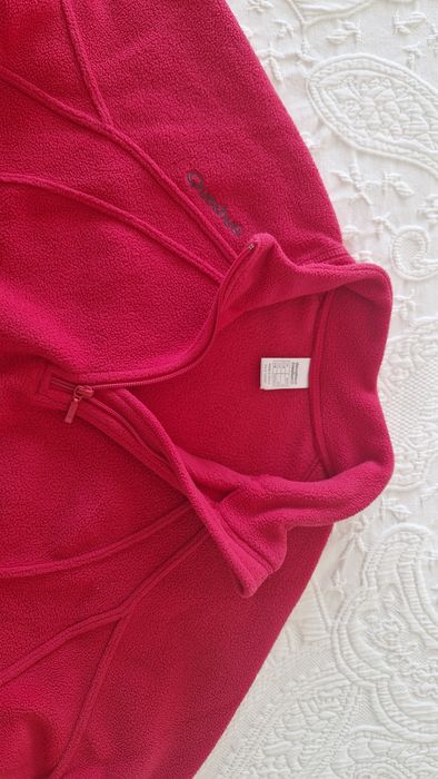 Camisola polar Quechua, rosa, tamanho S
