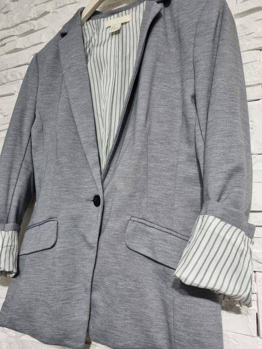 Marynarka h&m 38 szara