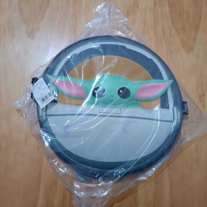 Mochila Com Relevo Star Wars Mandalorian Grogu "Baby Yoda"