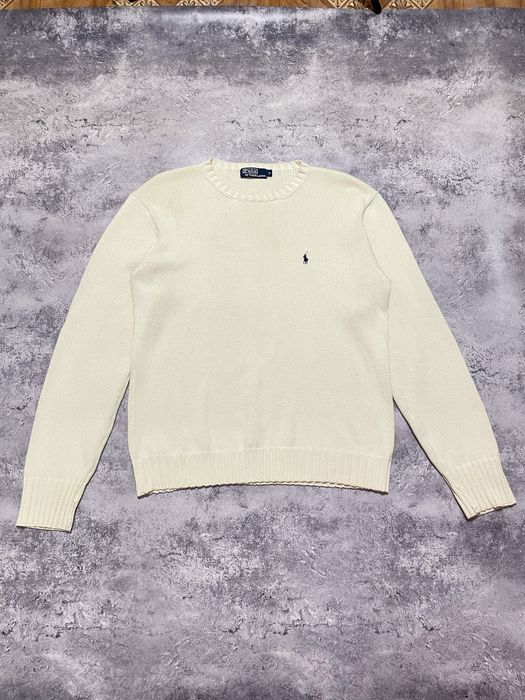 Вязаный свитер винтаж polo ralph lauren