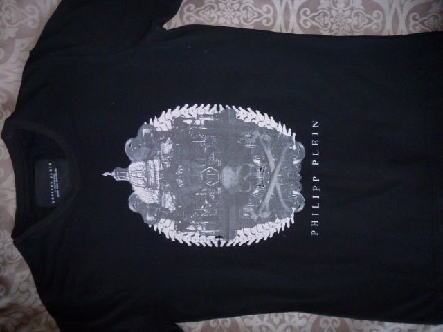 PHILIPP PLEIN podkoszulek ,T-Shirt M/L oryginalny nowy czarny męski