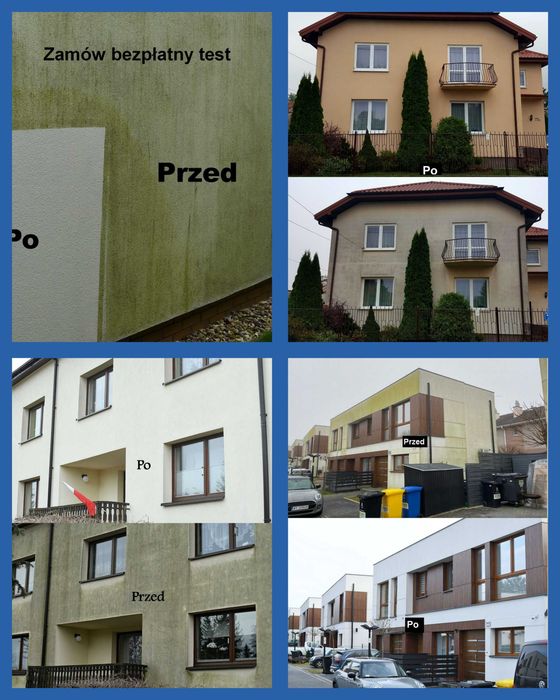 Mycie kostki brukowej, elewacji, dachu, tarasu Warszawa i okolice