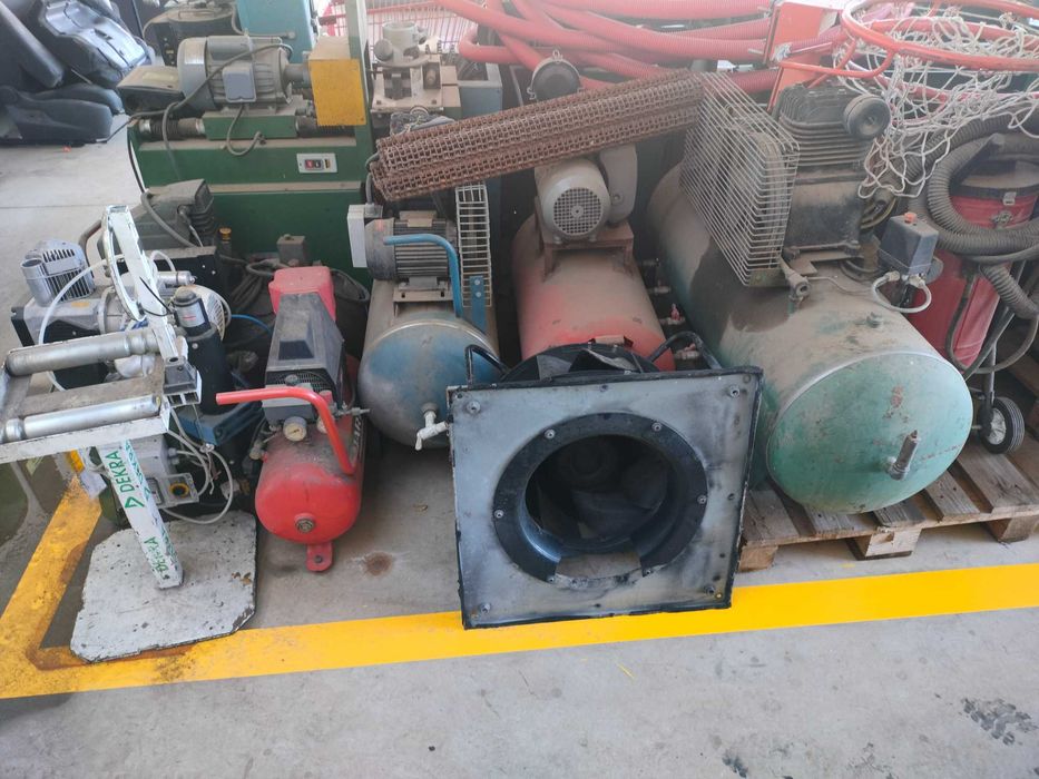 Vendo várias máquinas e compressores