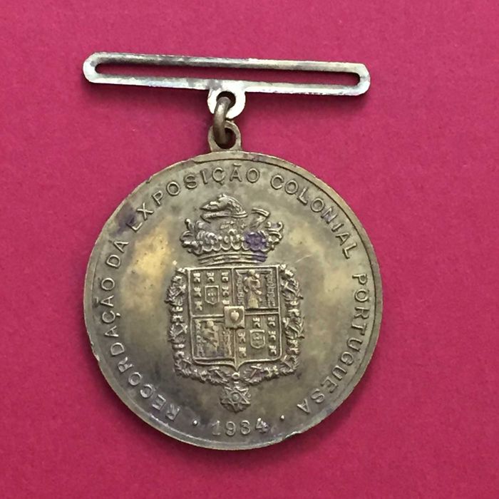 medalha pendente Exposição Colonial Portuguesa - Porto - 1934 - Ø26mm