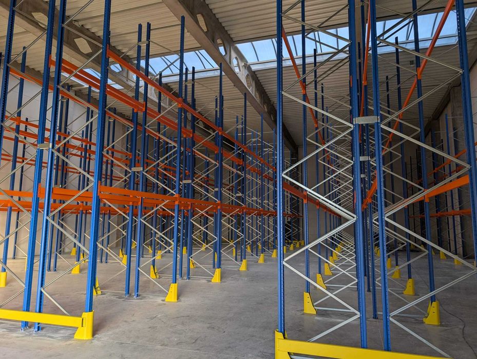 REGAŁY magazynowe paletowe półkowe