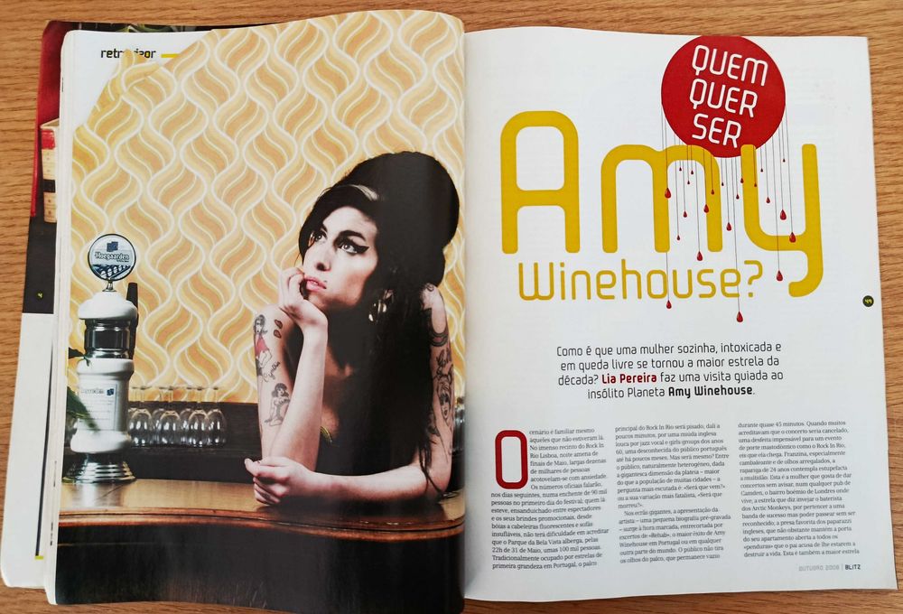 BLITZ nº 28 de outubro de 2008 - Beatles, Amy Winehouse, Michael Jackson