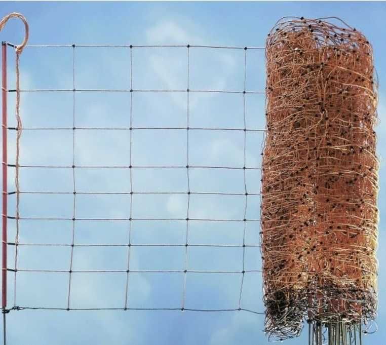 Siatka dla owiec elektryczna OviNet 50m, 90 cm, poj szpic pomarańczowy